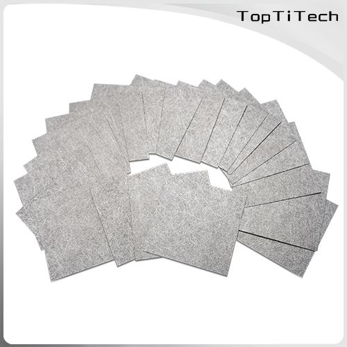 Fieltro de fibra de titanio para absorbente de hidrógeno