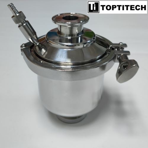 Filtro sanitario de triple abrazadera 316L para filtración de leche