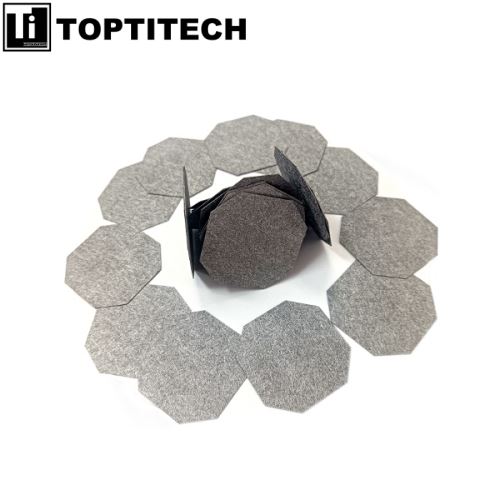 Fieltro de titanio platinado