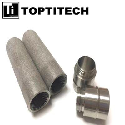 Cartucho de filtro de polvo sinterizado de metal de 20 pulgadas