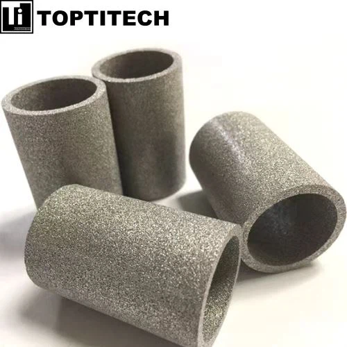 Cartucho Filtrante De Extremo Abierto Sinterizado De Polvo De Acero Inoxidable 316L