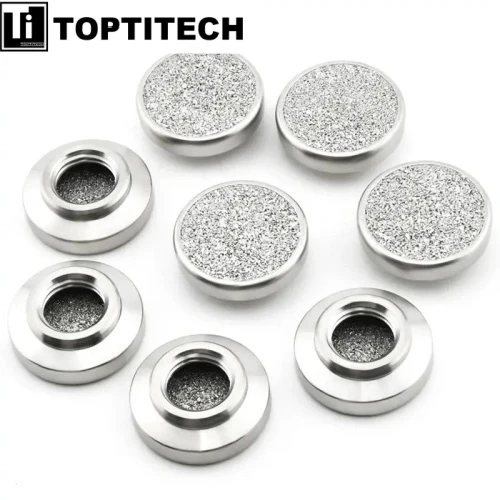Filtro Silenciador De Metal Poroso De Acero Inoxidable 316L Para Escape
