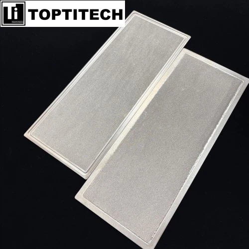 Placa Filtrante De Titanio Poroso Con Borde Sellado Para Filtración Estéril factory