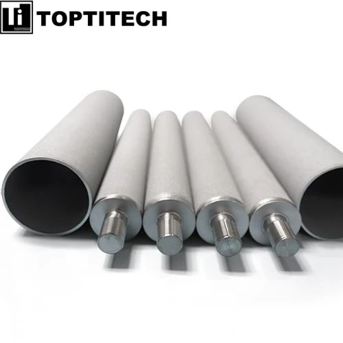 Filtro de líquido de gas de tubo de titanio poroso sinterizado