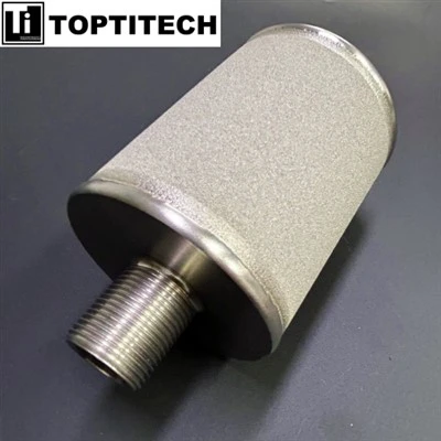 Difusores micro de la burbuja del filtro Titanium poroso sinterizado aireación del ozono de 4 micrones