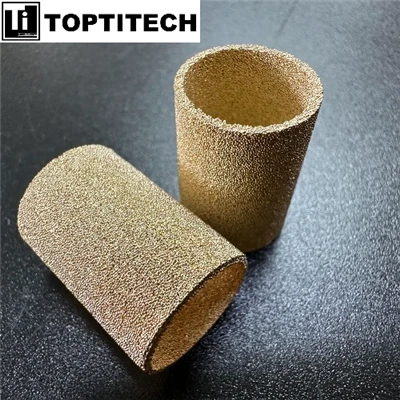 Tubos De Filtro De Cartucho Sinterizado De Polvo De Cobre Para Purificación